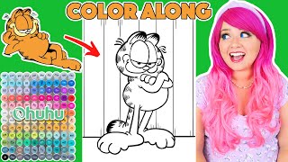 Color Garfield the Cat With Me | COLOR ALONG WITH KIMMI