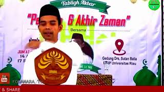 Ceramah Lucu dan Kocak  - Pemuda Akhir Zaman - Ustadz Abdul Somad (Pasti Ngakak) Bagian 3