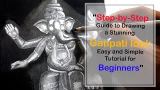 Drawing a Beautiful Bhagwan Ganesha Statue with Pencil | series ONE | #drawing  #reels #shekharsoni