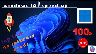 How to speed up your windows 10 performance ( best settings) /without any software /Lesandu marambe