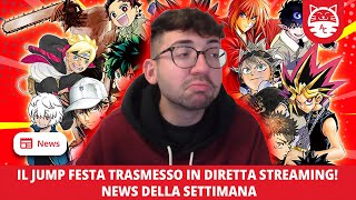 Il Jump Festa 2024 sarà trasmesso in diretta streaming! - News della Settimana 🐱 AnimeClick