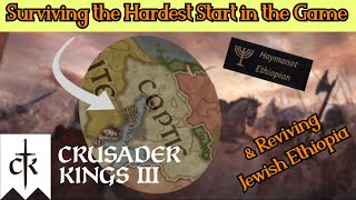 Surviving (one of) the Hardest Starts in the Game | Reforming Jewish Ethiopia in CK3