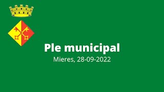 Ple municipal ( 28-09-2022)