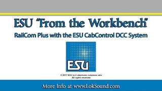 RailCom Plus with the ESU CabControl DCC System