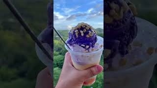 Try this overloaded halo-halo in JCL kambingan and bulalohan restaurant along Marilaque Highway.