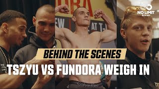 Behind the scenes | Tszyu vs Fundora Weigh In - MGM Grand Las Vegas