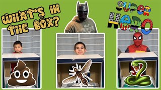 RuaPlays Whats In The Box Challenge - SUPERHERO EDITION - FT. Rua's Uncles!