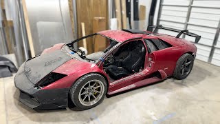 Cyberpunk Widebody Lamborghini Murcielago Pt. 10 - Roof Scoop & Swan Neck Spoiler