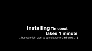 Timebeat Install is EaSy!