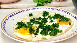 Garlic Fried Eggs Recipe