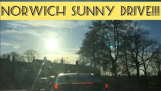 #driving in #norwichcity in #norfolk #england at 4x #speed in #sunny #afternoon