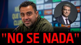 🔥 TERTULIA DE BECARIOS 🔥 XAVI: "ESTO ES EL BARÇA, HAY RUIDO PERO A MI NO ME HAN DICHO NADA..."