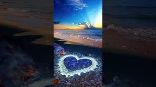 heart sea video 4k video