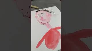 Arte per bambini, disegnamo ritratto di papà