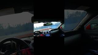 THREE CAR DRIFT TRAIN!!! in Mustang GT #shorts #subscribe #viral #drift