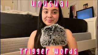 ASMR unusual trigger words😍🌸