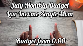 July Monthly Budget 2023 Budget Budget for Beginners July Monthly Budget 2023