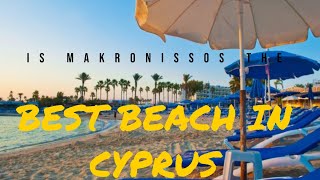 Makronissos Beach Ayia Napa. Best beach in Cyprus