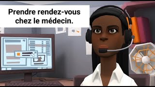 Prendre rendez-vous chez le médecin.أخذ موعد عند الطبيب