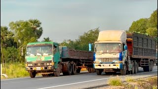 Very Big Trucks Trailer vs Heavy Trucks Driving On The Road,Heavyvehicle Truck,Cement Trucks Company