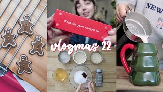 🍪 Galletas de jengibre saludables, bebida de almendras casera y una peli sobre cocina l VLOGMAS 22