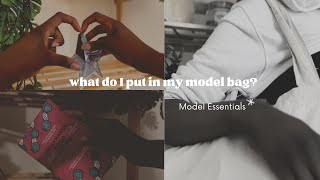 What's in my model bag? | Model Bag Etiquette