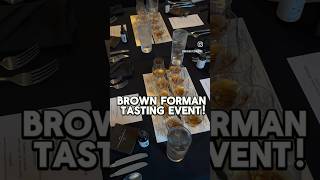 Brown Forman Tasting Event! #bourbon #bourbontasting #whiskey