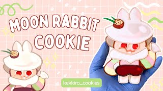 Cookie Run 🌙 Moon Rabbit cookie | Galletas decoradas con royal icing [Esp/Eng Sub]