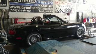 99 Miata Dyno Run, Intake & Exhaust. 107 RWHP on a Mustang Dyno