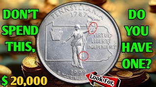 1999 Pennsylvania State Quarters You Should Know About - Most Valuable State Quarters Worth Money