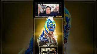 Congrats to #wwe legend Rey Mysterio for being inducted into the #halloffame #619 #reymysterio