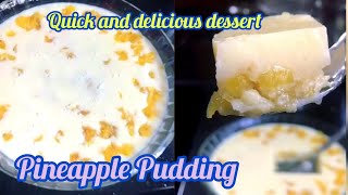 Pineapple Pudding Recipe | अननस से बनाए आसान स्वीट डिश | If you have one Pineapple make this dish