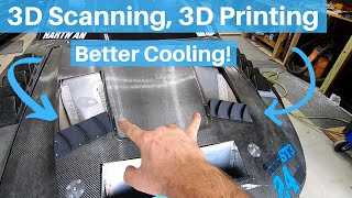 3D Scanning, CAD, and 3D Printing to Help Cooling My Racecar