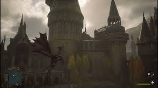 First Thestral flight around Hogwarts Legacy