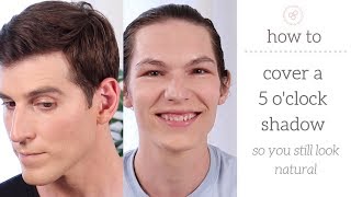 How To Cover A 5 O'Clock Shadow Completely (On Any Skin Tone) | MtF Trans Tutorial