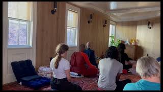 Morning Chanting and Meditation at Peace House