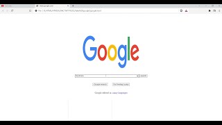 FAKE GOOGLE Website