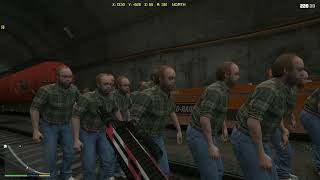 Can 100 Lesters Stop the Train in GTA5