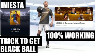 Trick to get black ball from - Legends - European club teams| pes 2020 mobile |