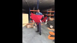 Patang Bazi in UK ( Kite Flying ) Blue Basanti Flight