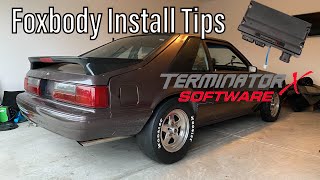 Foxbody Holley Terminator X Install Tips, Advice & Lessons Learned