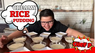 Creamy Rice Pudding | Rizogalo | Chef P