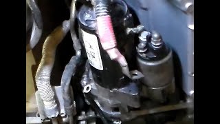 BMW  F10 5 series Removing / installing the starter on the N47/B47 engine