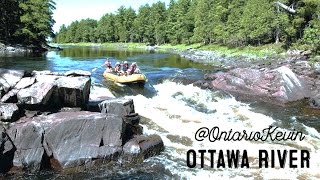 Whitewater rafting down the Ottawa River