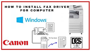 Canon IR2525 Fax Driver Installation