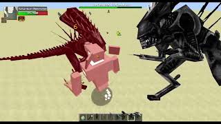 Minecraft Mob Battles: Ratlantean Automaton versus AVP