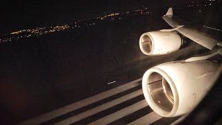 LONG TAKEOFF! Iberia A340-600 out of Madrid Barajas Airport - Premium Economy