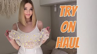 4K Transparent , Try on Haul 2024, Get ready with me