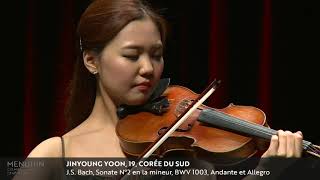 Jinyoung Yoon peforms Bach's Solo Sonata No. 2 in A Minor, BWV 1003