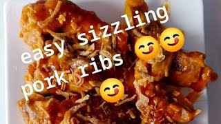 #Vlog19 Easy Sizzling Ribs + Mukbang Kuno 😉